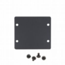 Kramer - Signal Management W-2BLANK (B) Wall Plate Insert - Double Blank Slot Cover Plate - Black